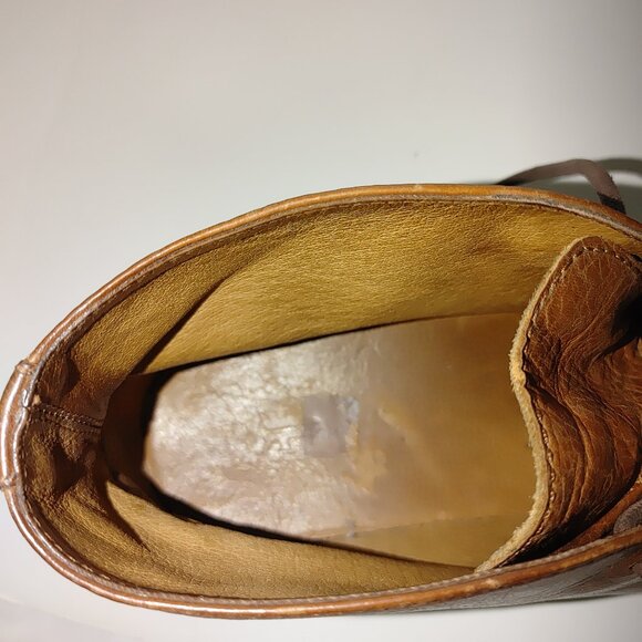 FRYE Men's Leather Ankle High Boots Size 8.5 Pre-owned - Picture 6 of 7